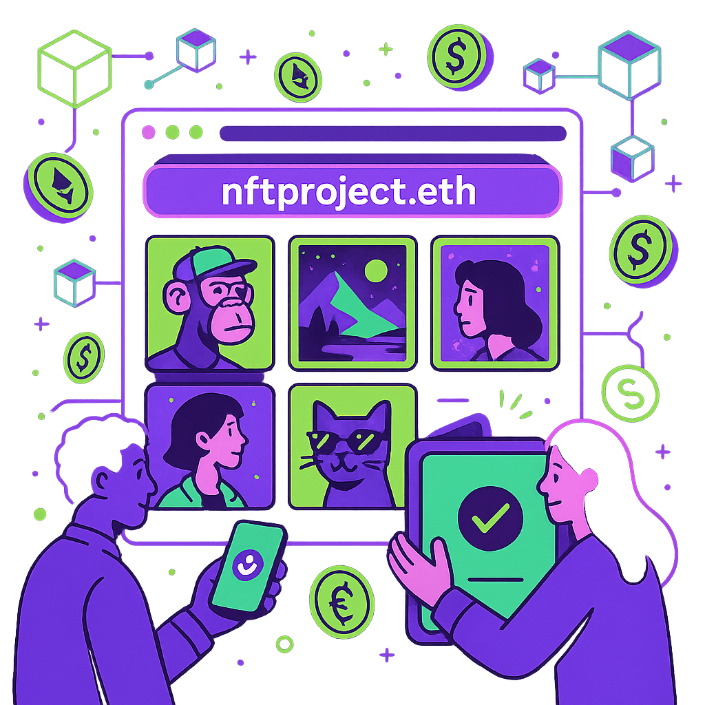 Story of an NFT project rocking a decentralized domain for their setup