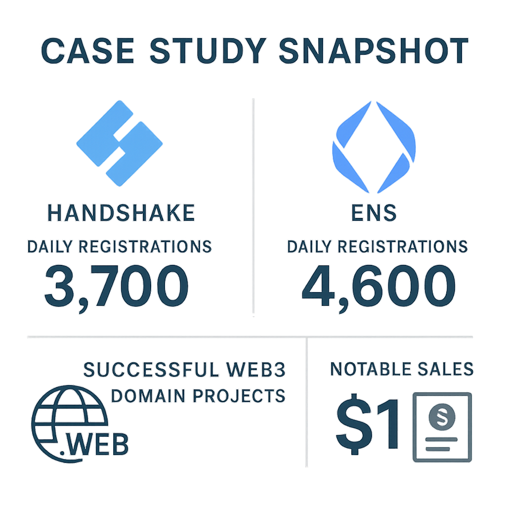 Quick look at Web3 domain success stories with juicy stats
