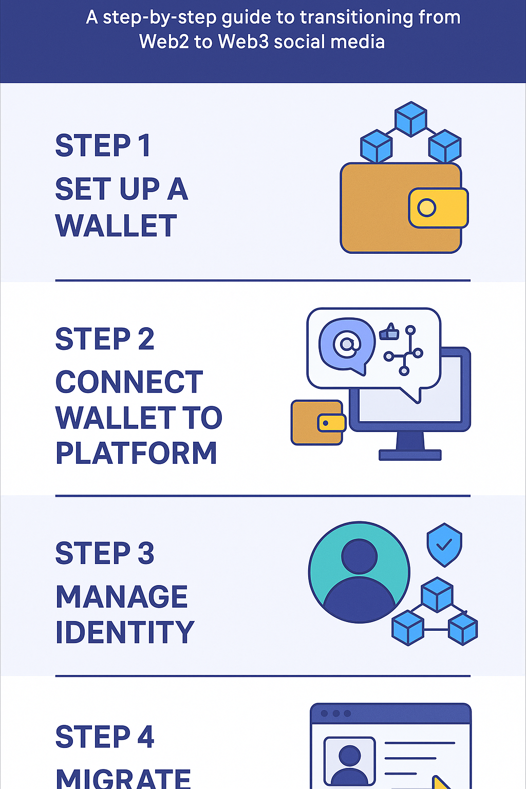 Step-by-step guide for migrating to Web3 social media